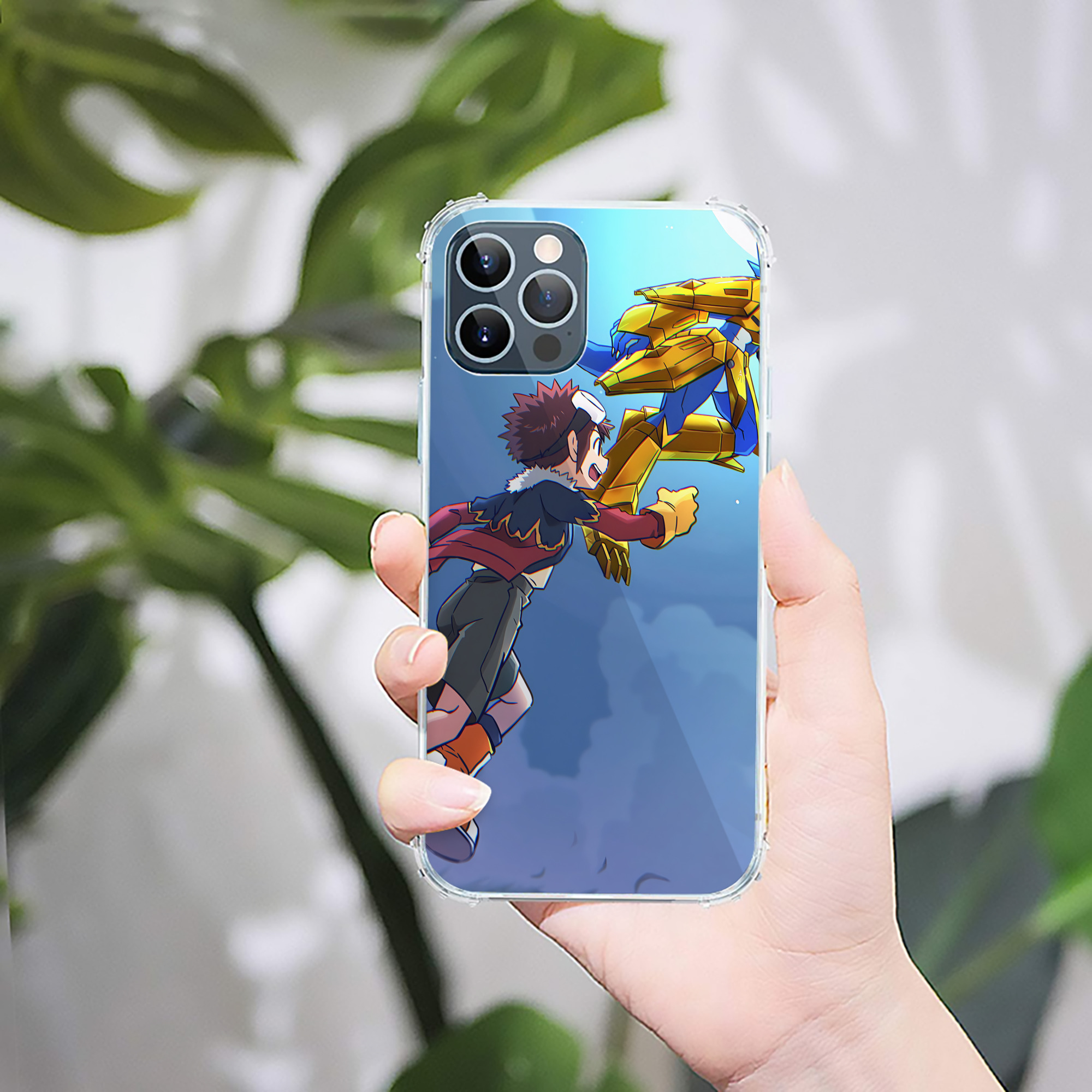 （画像用） Digimon デジタルモンスター/デジモン 【iPhone 12シリーズ対応】透明スマホケース（クリアソフトケース）
